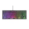 Teclado Gamer Getttech Tkl Gpk-Esmwr-G2 Rgb Membrana Español Anti-Ghosting Usb Negro