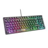 Teclado Gamer Getttech Tkl Gpk-Esmwr-G2 Rgb Membrana Español Anti-Ghosting Usb Negro