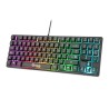 Teclado Gamer Getttech Tkl Gpk-Esmwr-G2 Rgb Membrana Español Anti-Ghosting Usb Negro
