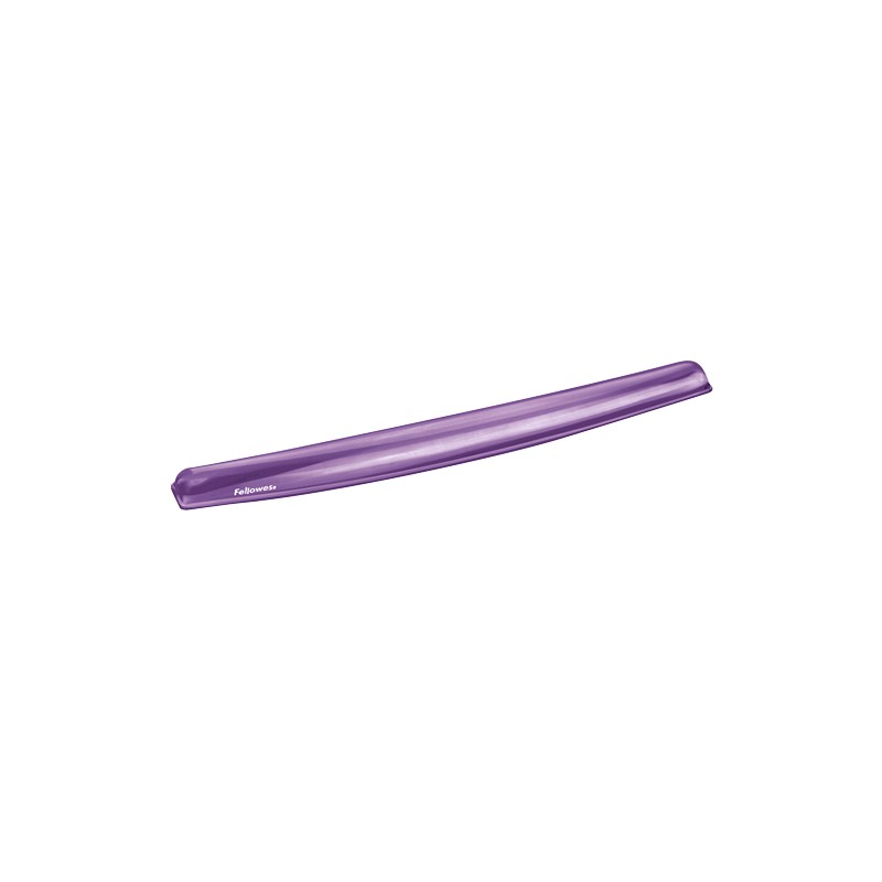 Reposa Muñecas De Gel Fellowes 91437 Para Teclado Crystal Violeta