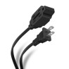 Extensión Steren 3X Contactos 4M Negro Ext16-4N