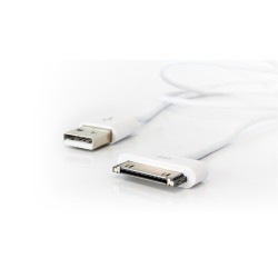 Cable Usb Apple 30 Pines Cab-114 Vorago Blanco 1.5 Metros