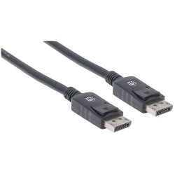 Cable Displayport 4K Blindado 2Mts Manhattan 307116