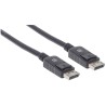 Cable Displayport 4K Blindado 2Mts Manhattan 307116