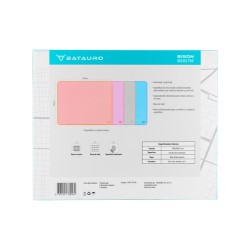 Mousepad Batauro Mat-M Bision 20 X 25Cm Gris Pad-110-Gr