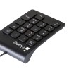Teclado Numérico Nextep Ne-417 18X Teclas Alámbrico Usb Negro