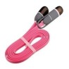 Cable 2 En 1 Ghia Gac-098 Lightning Micro-Usb 1M Usb 2 Rosa-Gris