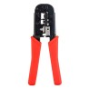 Pinza Ponchadora Steren Rj-12/Rj-45 Negro/Rojo Her-668
