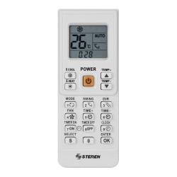 Control Remoto Steren Universal Para Aire Acondicionado Blanco Rm-505