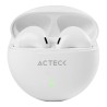 Audífonos Tws Acteck Ep230 Intrauriculares Con Micrófono Control Táctil Ipx4 Bt Blanco Ac-935111