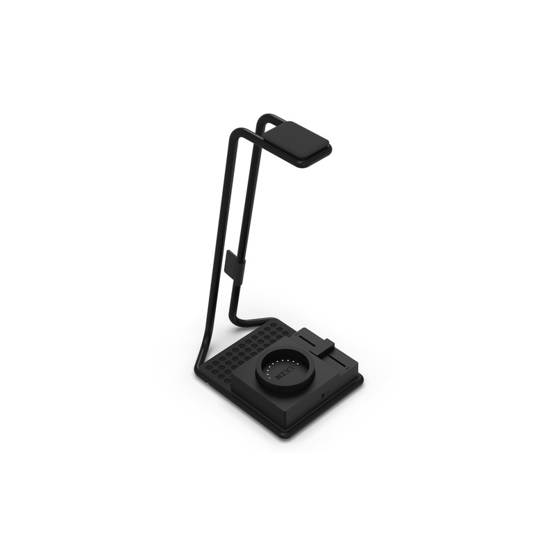 Base Para Audifonos Nzxt Usb 3.5Mm Negro Ap-Usmsm-B1