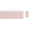 Kit Teclado Y Mouse Logitech Mk470 Slim Inalambricos Rosa 920-011312
