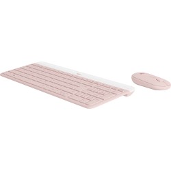 Kit Teclado Y Mouse Logitech Mk470 Slim Inalambricos Rosa 920-011312