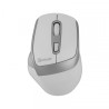 Mouse Getttech 6 Botones 7200Dpi Inalámbrico Bluetooth Ergonómico Plata Con Blanco Ggm-Stdbw-01-Wh