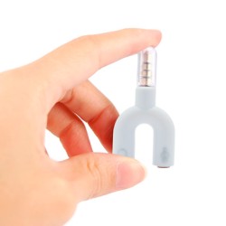 Adaptador Stereo Brobotix "Y" Hembra 3.5 3.5 Mm Color Blanco 181802