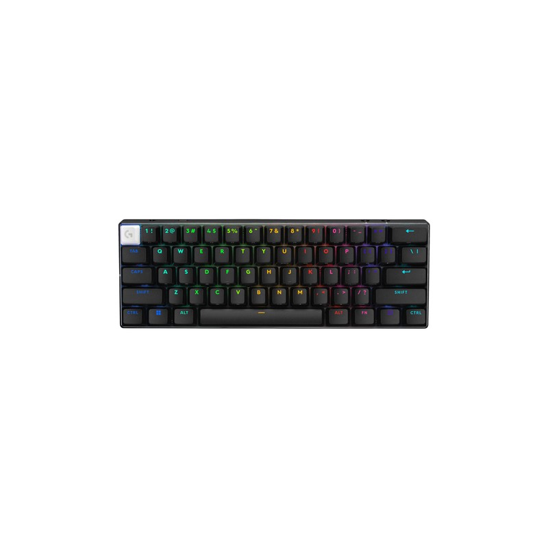 Teclado Logitech Lightspeed G Pro X 60 Bluetooth Tactile Black Inglés Rgb 920-011902