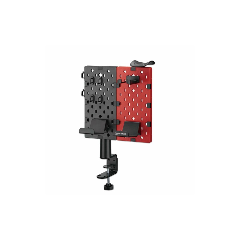 Soporte De Escritorio Manhattan Con Tablero Organizador Perforado Y Porta Accesorios 462518